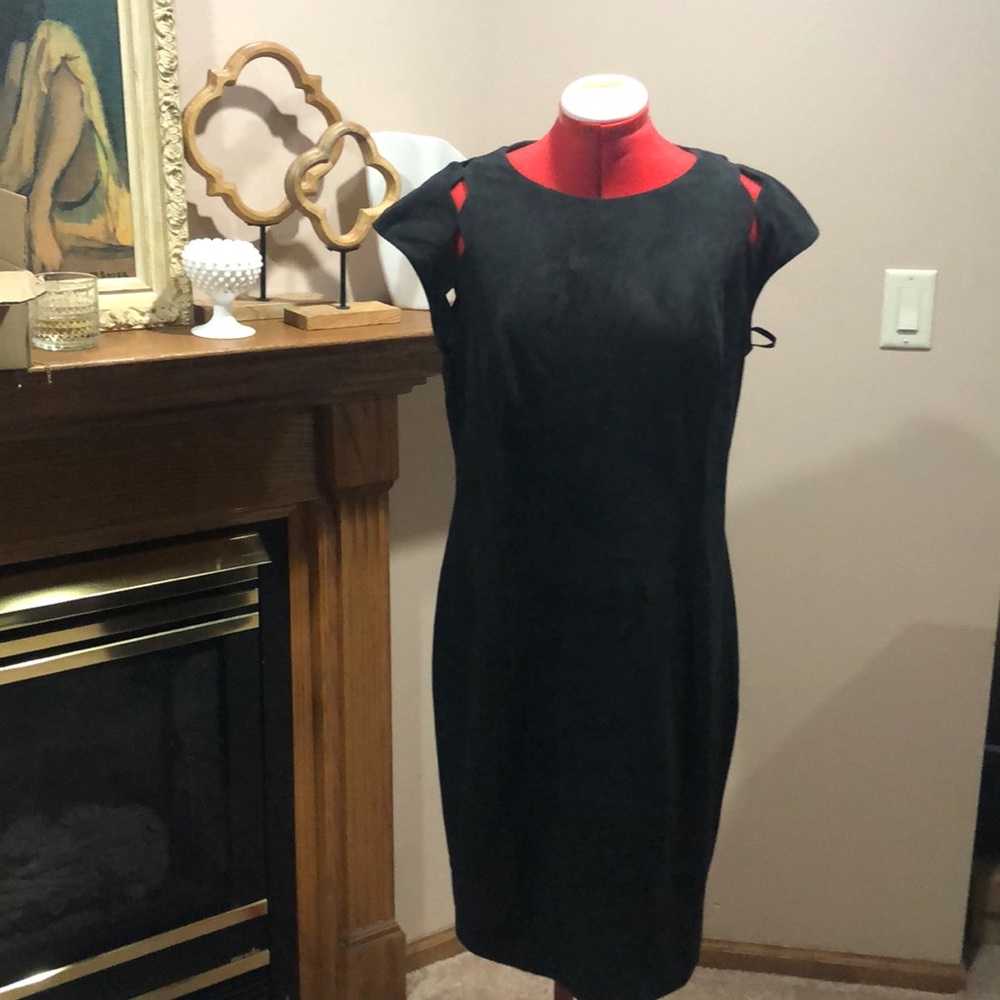 Lauren Ralph Lauren faux suede dress